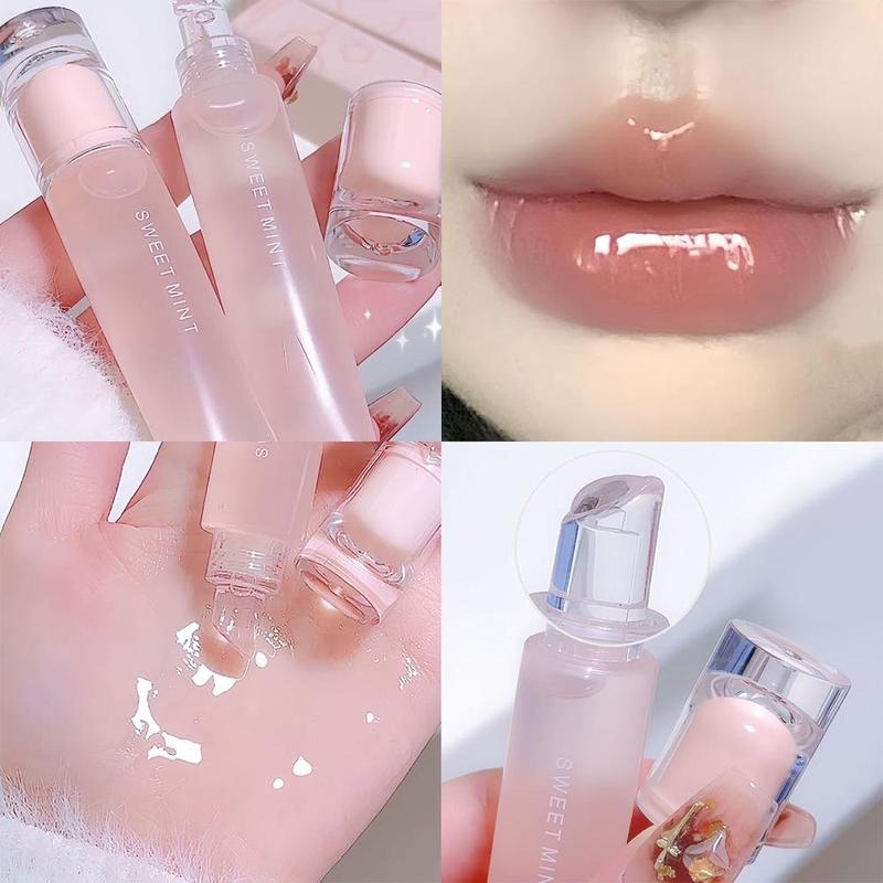 Moisturizing Lip Oils, 2 Counts Long Lasting Nourishing Lip Balms, Lip Oil, Lip Care Products for Women & Girls, Lip Stain, Makeup Products