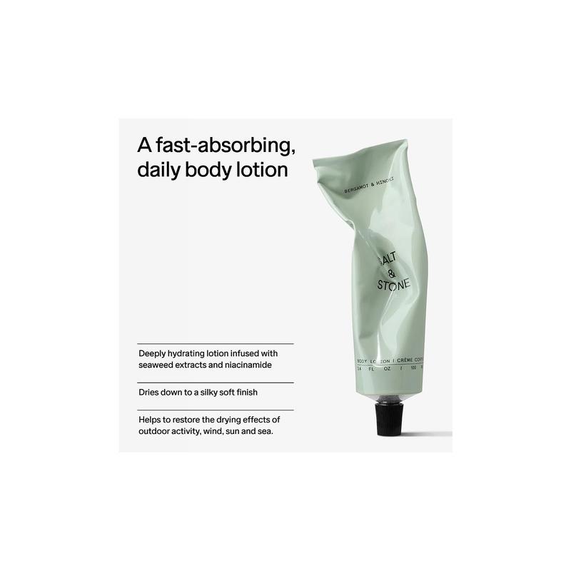 SALT & STONE Bergamot & Hinoki Body Lotion 100ml