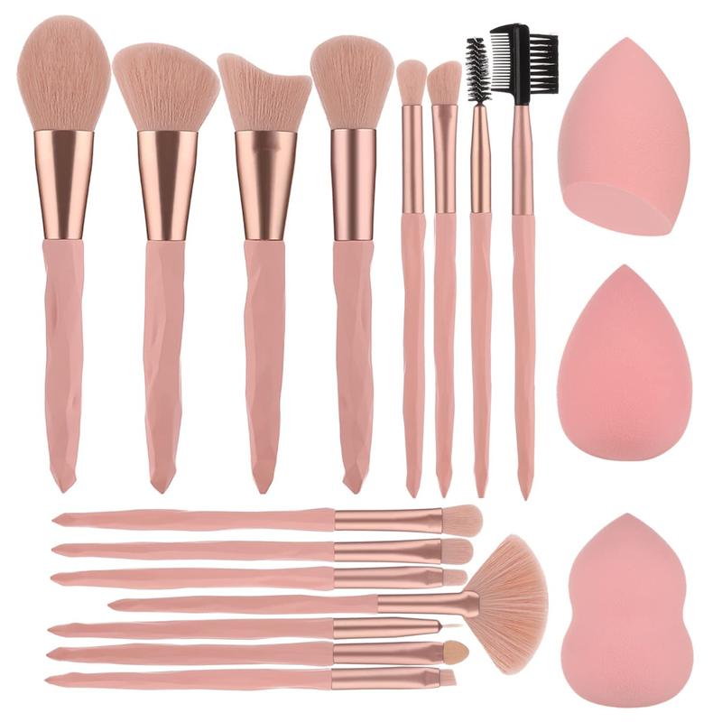 Diamonds Makeup Brushes Set Natural Premium Synthetic Eyeshadow Foundation Face Blending Blush Concealers Eye Makeup Brushes Set Professional for Women Kids Makeup Brushes & Tools Accessories Cosmetic