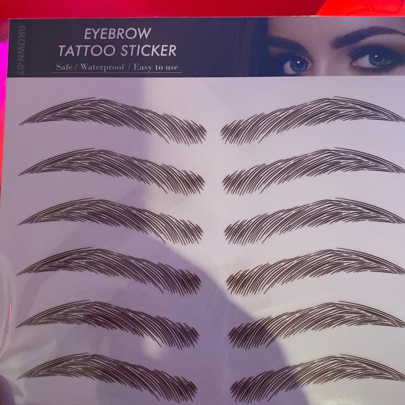 Tattoo Brow stickers