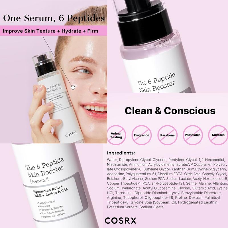 COSRX 6X Peptide Collagen Booster Toner Serum 150mL-Korean Skincare for All Skin