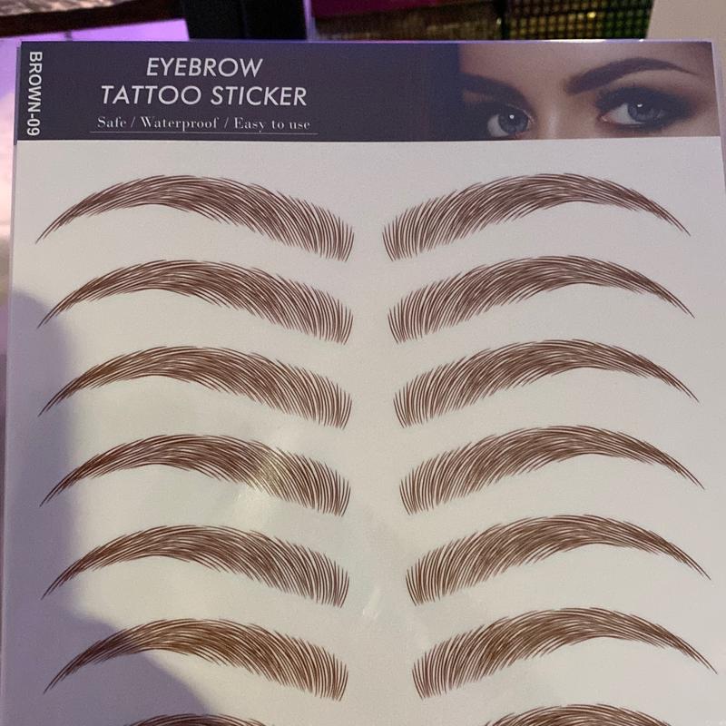 Tattoo Brow stickers