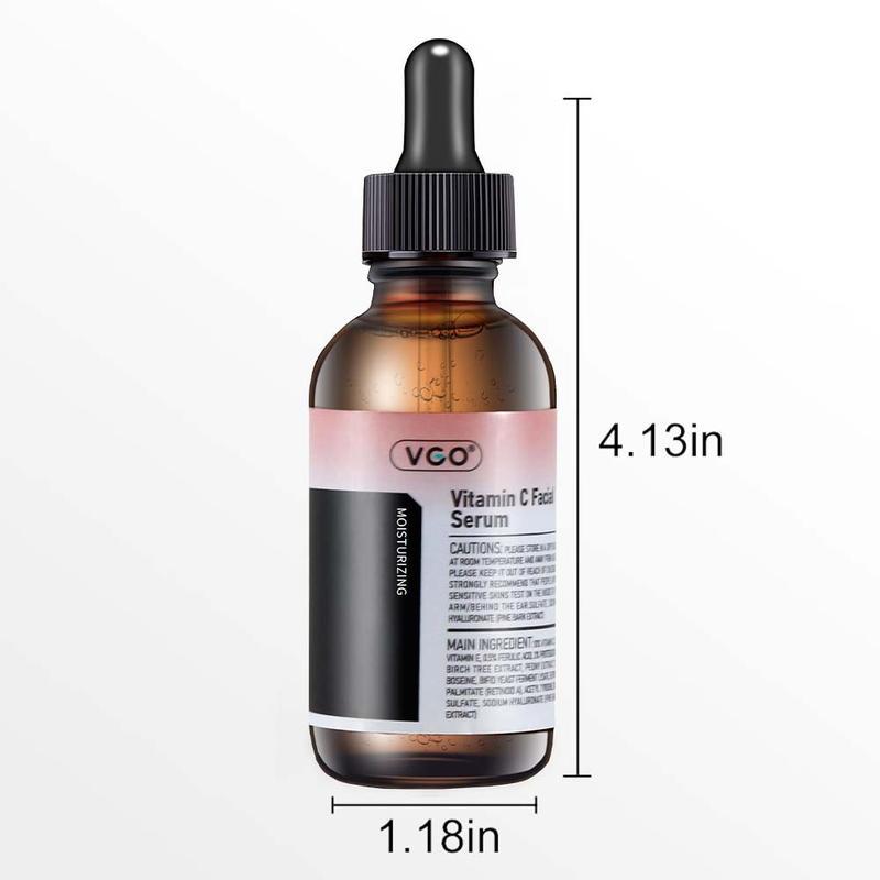 VGO Snail Mucin 92% Moisturizer Daily Face Gel Cream for Dry & Sensitive Skin,Cleanser Moisturizing Skincare,Face Serum,Serum for Women and Men and VGO Vitamin C Facial Serum Essence,30ml 60mlSkin Care Set Comfort Hydrate Moisture Cleansing Skin Repair