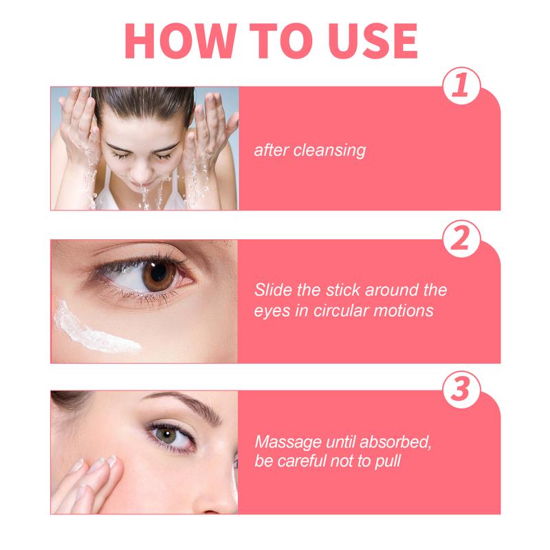 EELHOE Retinol Eye Cream Stick for tightening fine lines, repairing the skin around the eyes,Providing Nourishment and Moisturization for Eye Care