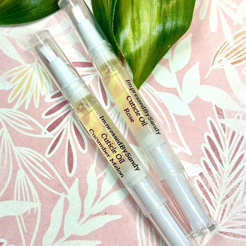 2 Pack Floral Scent Cuticle Oil Pens  Nail Care Manicure Moisturize 3ml Scented Comfort