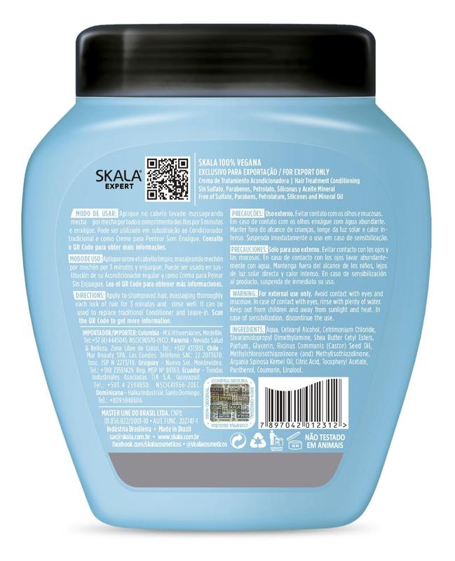 SKALA Hair Type 3ABC - For Curly or Super Curly, Frizzy and Transition Hair - 2 in 1 Conditioning  Volume - Net 35.27 Oz (Pack of 1) VEGAN Conditioner Haircare