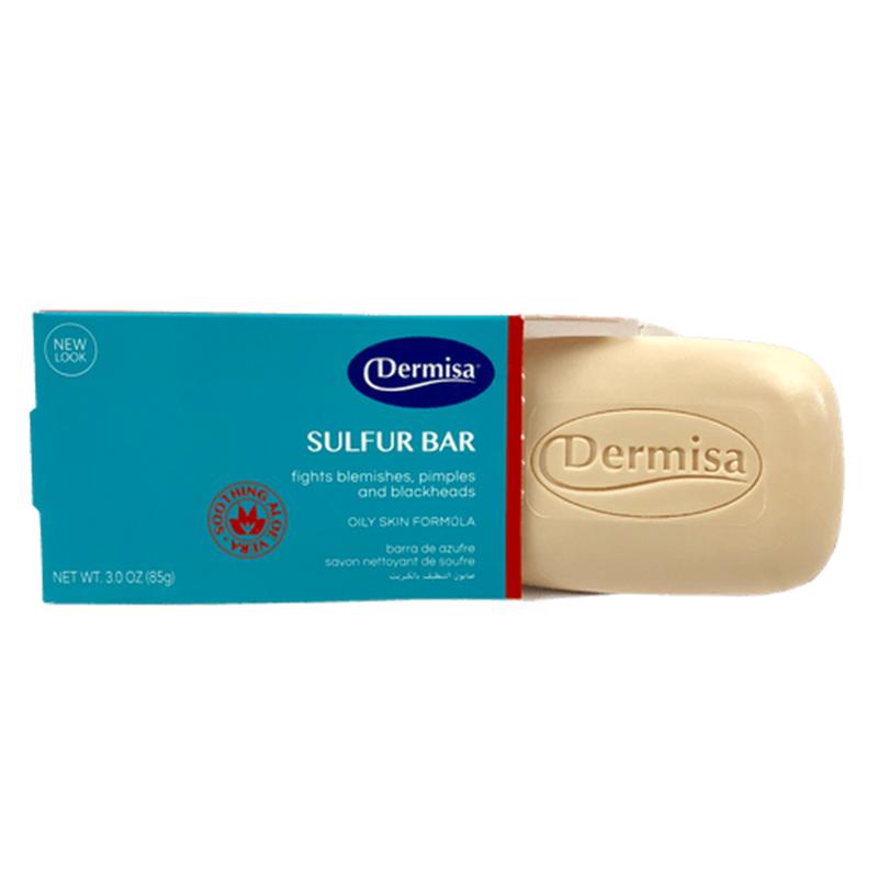 Dermisa Skin Care Kit Acne Sulfur Bar 85g + One Dermisa Acne Treatment  28 g.