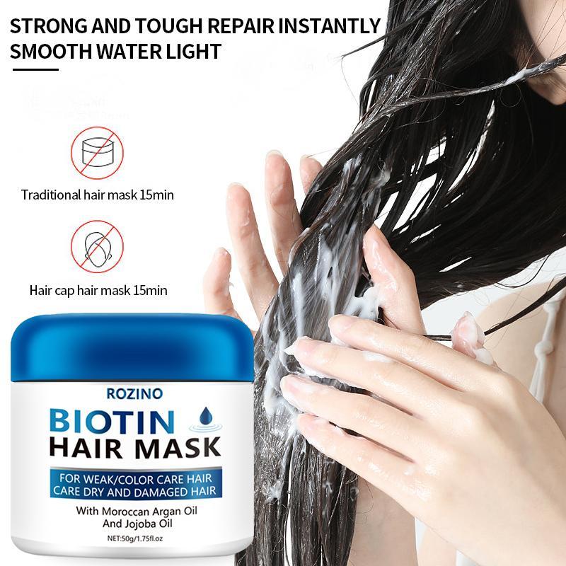 Hydrating Hair Mask, Comfort Haircare 50g Biotin Hair Mask, Moisturizing Hair Treatment For Damage Hair, Hair Care & Styling Supplies, Christmas Gift