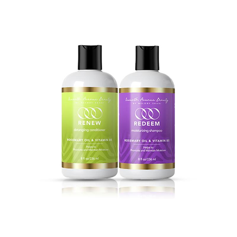 REDEEM & RENEW Vegan Shampoo & Conditioner Duo Haircare Aloe