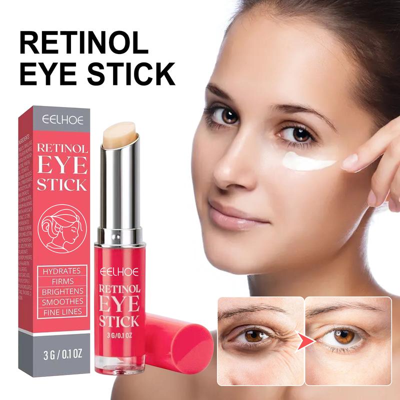 EELHOE Retinol Eye Cream Stick for tightening fine lines, repairing the skin around the eyes,Providing Nourishment and Moisturization for Eye Care