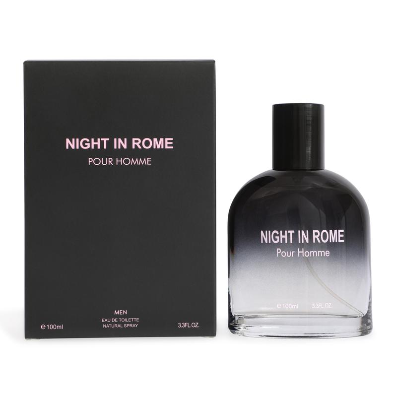 Night In Rome Pour Homme Eau de Toilette Spray Cologne for Men 100ml 3.3fl.oz - Fragrance for Men