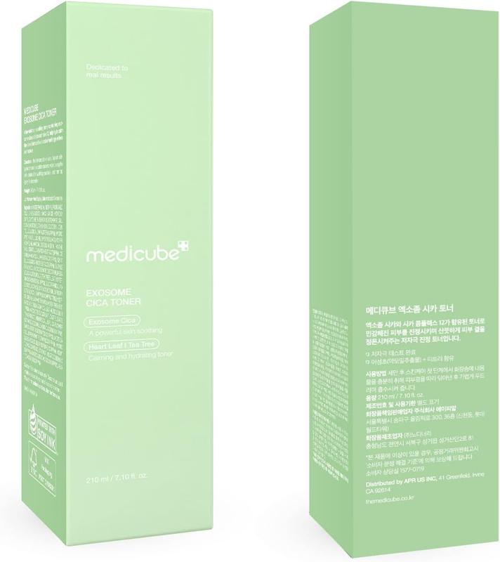 Medicube Exosome CICA Tea Tree Daily Calming Toner for Sensitive Skin with Centella Asiatica Help Reduce Redness and breakouts | Low Irritation, Sebum Care Korean Skin Care (210ml   7.10 fl.oz.)