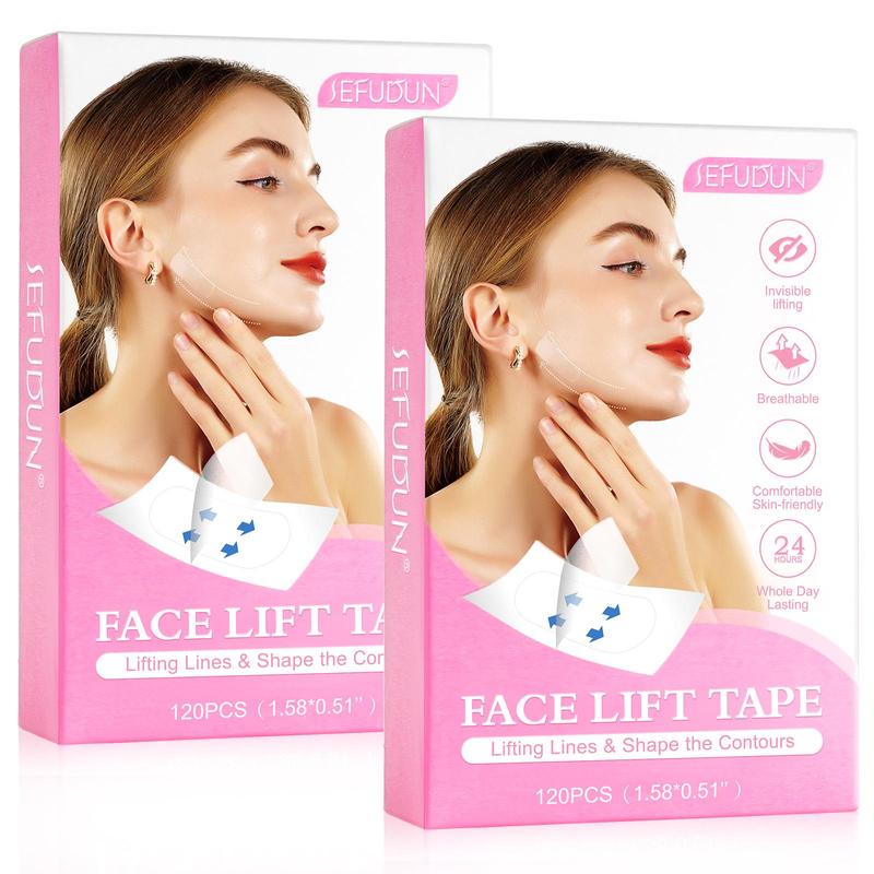 Invisible V Face Lift Tape, 120pcs box Face Lifting Sticker for Christmas Gift, Facial Skin Lifting Firming Tape, Facial Skin Care Tool for Women & Men