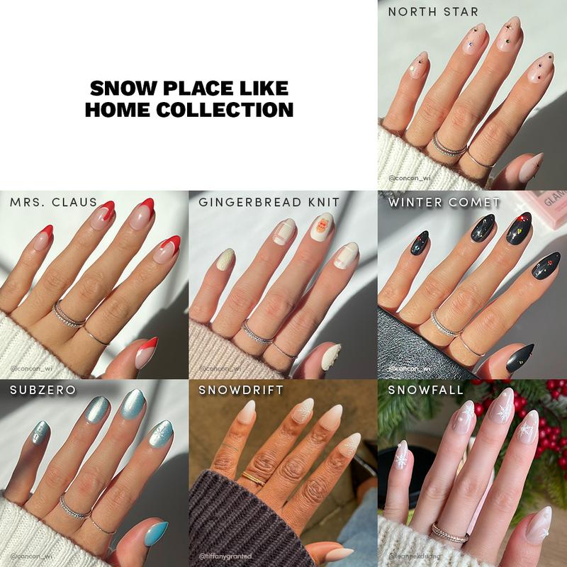 Glamnetic | Snow Place Like Home Press-On Nails Collection - Nail Glue & Remover