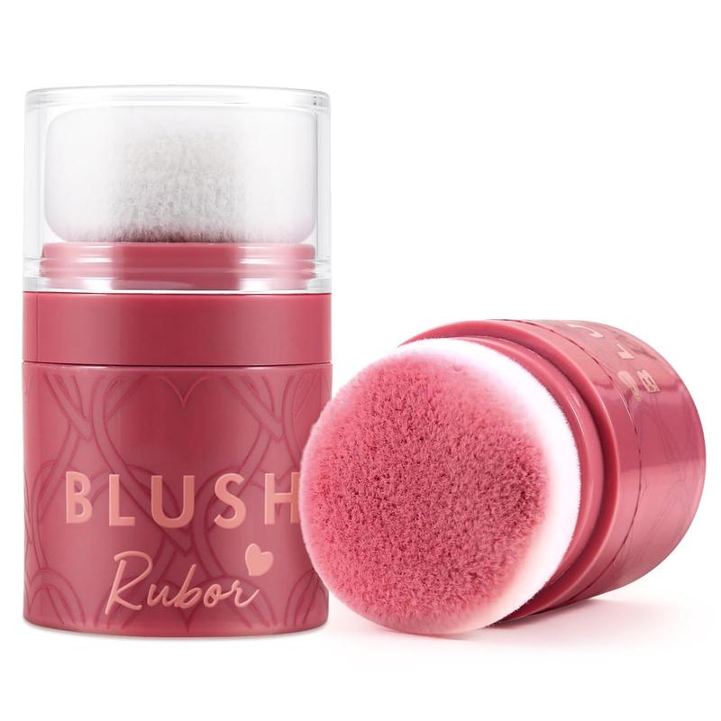 Boobeen Loose Blush Powder Air Cushion Blush, Face Blusher Cheeks Powder, Natural Highly Pigmented Soft Blush Makeup Long Lasting, Matte Finish