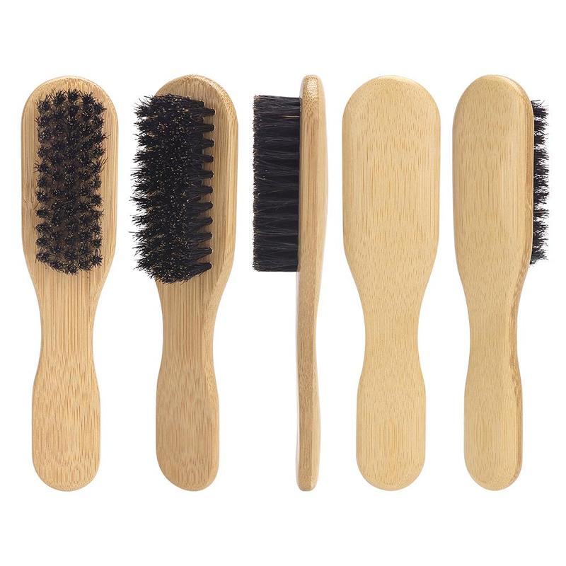 Wooden Hair Brush, 1 Count 2 Counts Hair Styling Brush, Beard Brush, Hair Care & Styling Tool for Salon, Home Use, Hairdressing Tool for Men & Women