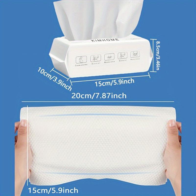 Disposable Face Towel, 100pcs 200pcs 400pcs Soft Cotton Facial Dry Wipes, Multi-purpose Towel for Skin Care, Makeup Remover, Face Wipes and Facial Cleansing