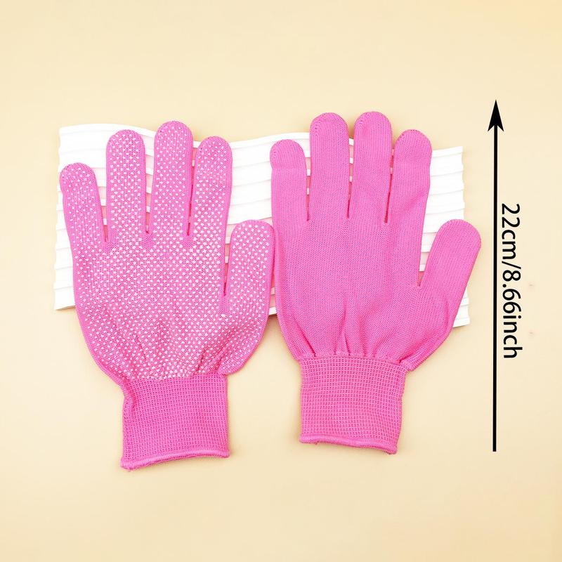 Silicone Heat Resistant Hair Styling Gloves, 1 Pair Anti-burn Insulating Gloves for Hair Styling, Hairdressing Salon Barbershop Gloves