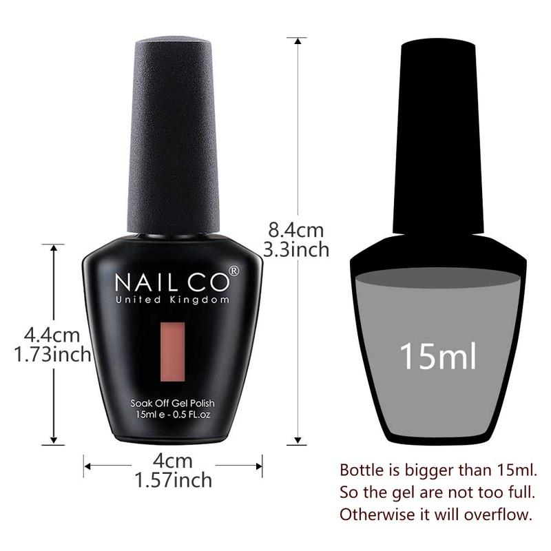 Solid Color Soak off Gel Polish, Long Lasting Quick Dry Gel Nail Paint, Nail Art Kits for Women & Girls