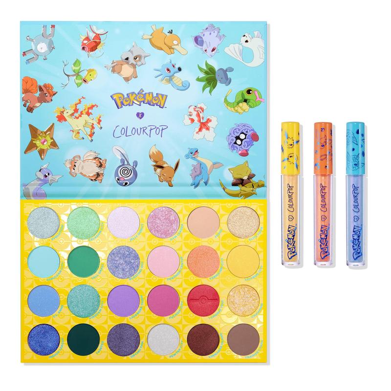 ColourPop® x Pokémon Ready For Battle - Shadow Palette & Ultra Glossy Lip Set - Limited-Edition