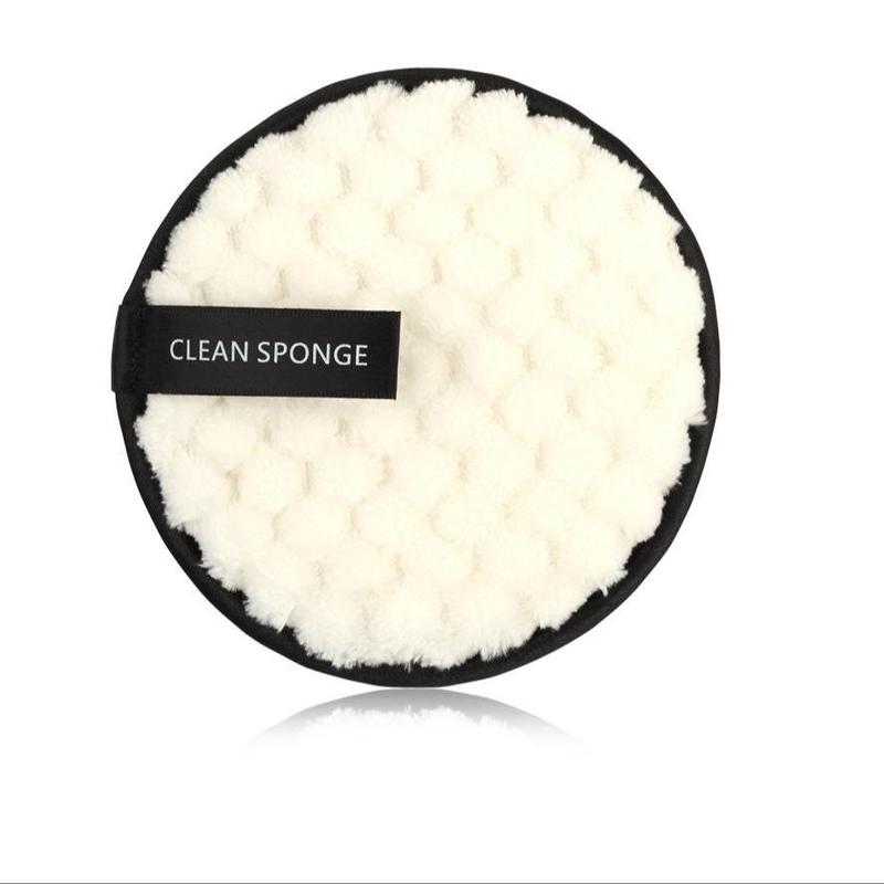 3pcs Reusable Makeup Remover Pad, Dual Sided Round Soft Facial Cleaning Puff, Washable Make Up Removing Tools