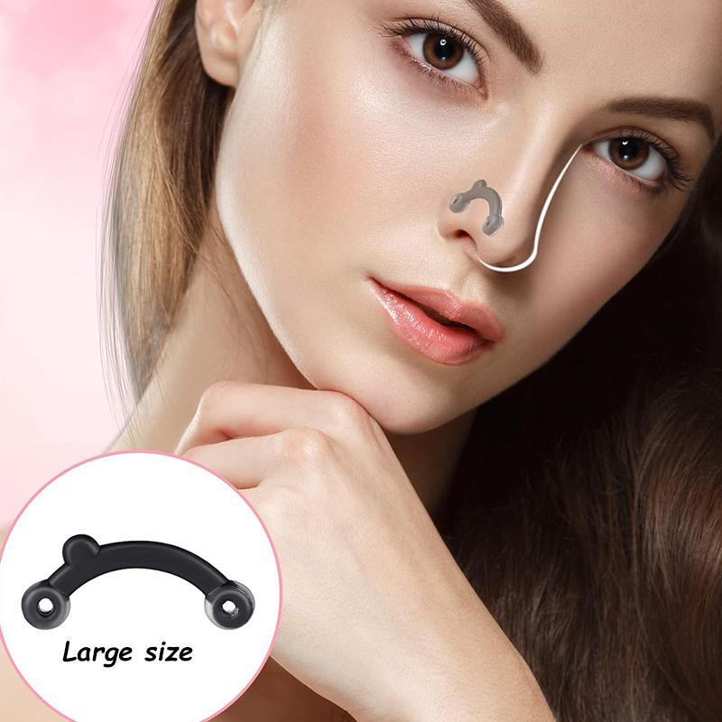 Nose Up Lifting Shaper, 4 Pairs Nose Up Shaper, Invisible Nose Slimming Device, Silicone Beauty Tools for Women