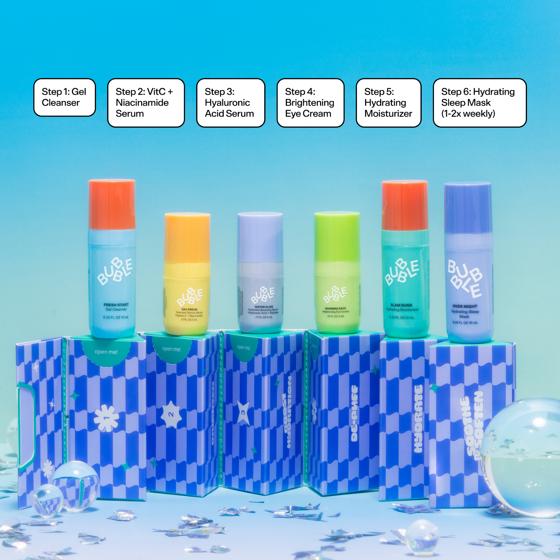 Bubble Tiny Mighties Mini Essentials Holiday Gift Set, 6-Piece Collection