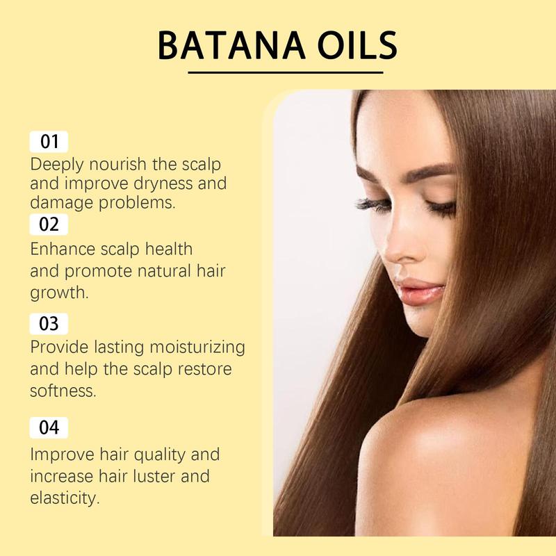 Batana Oil Hair Serum, 1 2 Boxes Nourishing & Moisturizing Hair Care Oil for Dry & Damaged Hair, Hair Care & Styling Product for Women & Men