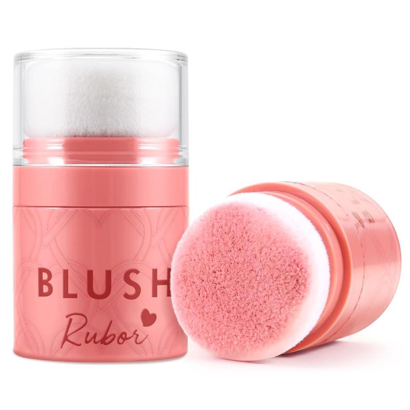 Boobeen Loose Blush Powder Air Cushion Blush, Face Blusher Cheeks Powder, Natural Highly Pigmented Soft Blush Makeup Long Lasting, Matte Finish