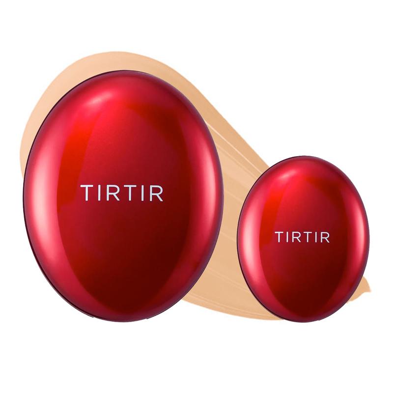 TIRTIR - Mask Fit Red Cushion REGULAR + MINI Gift Set | World's No. 1 Cushion for HOME and ON-THE-GO