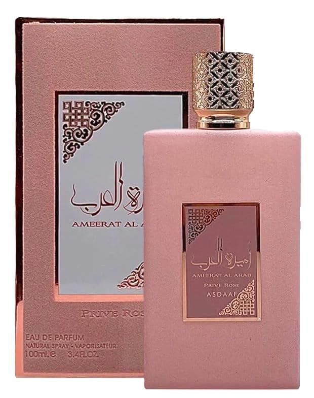 AMEERAT AL ARAB PRIVE ROSE EDP 3.4OZ PERFUME FOR WOMEN Aroma Floral Fragrance Scent Scent Pack Vanilla Scent Cosmetic Cologne