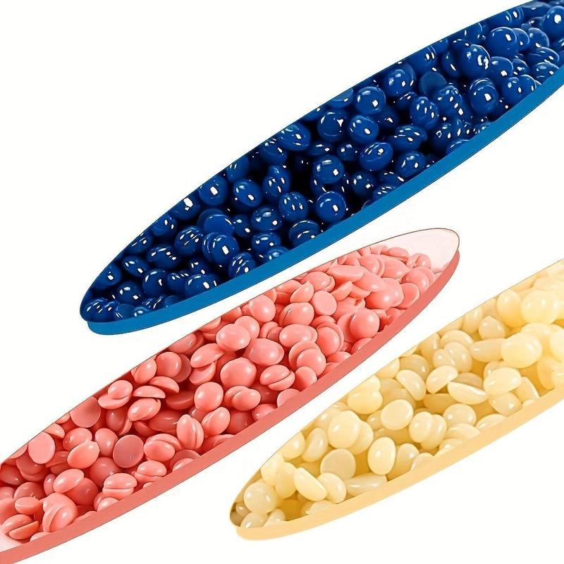 50g Hard Wax Beads for Hair Removal, 1 Bag Hair Waxing Bead for Face, Eyebrow, Legs, Armpit, Back and Chest, Home Waxing