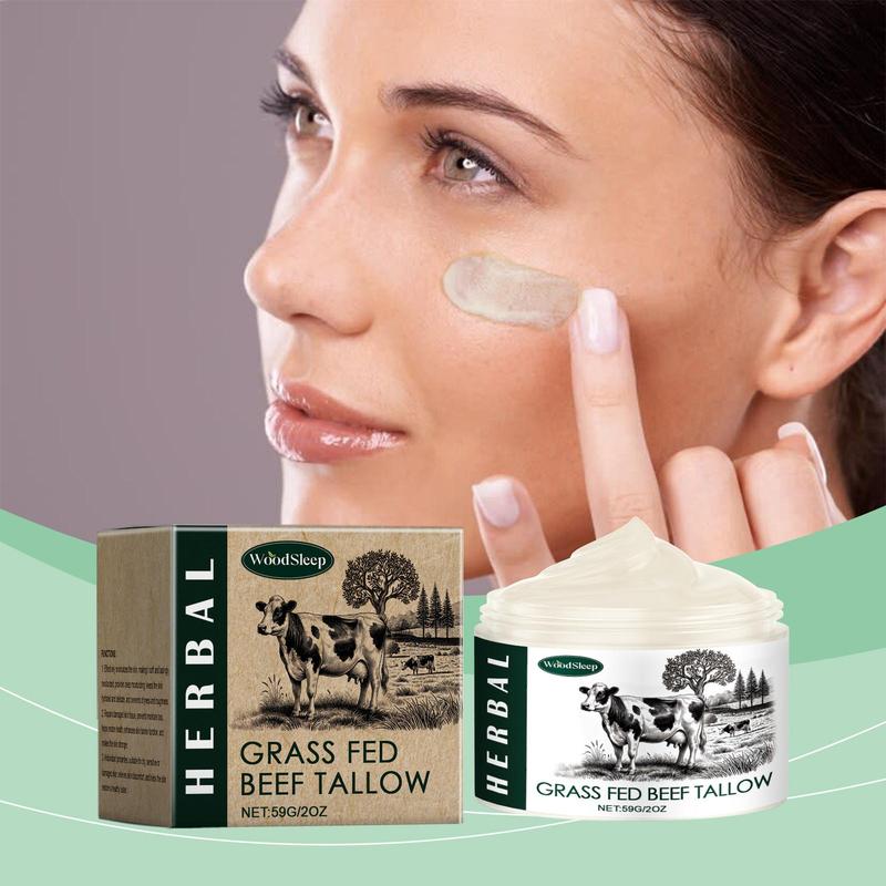 59g Beef Tallow Moisturizer, Nourishing & Moisturizing Skin Care Cream, Hydrating Skin Care Product for Women & Men Daily Use