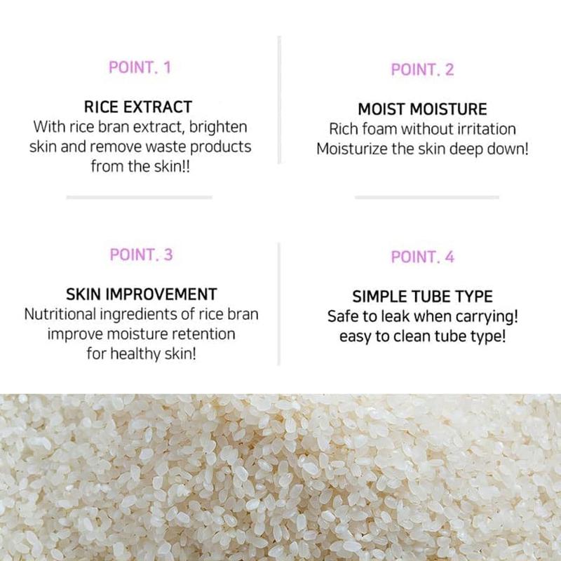 LEBELAGE Rice Cleansing Foam Set