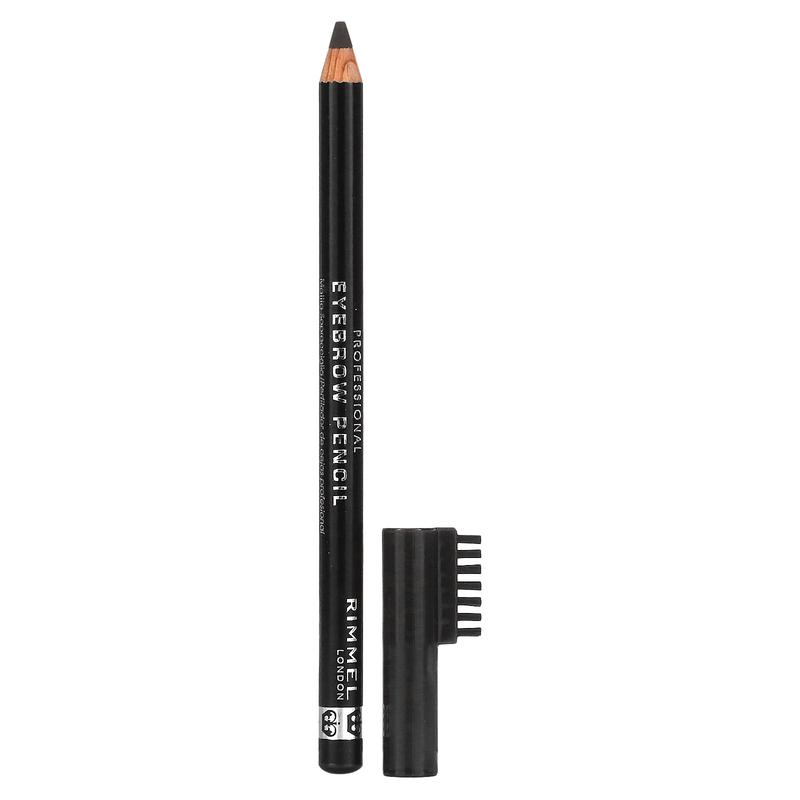 Rimmel London Professional Eyebrow Pencil, 004 Black Brown, 0.05 oz (1.4 g)