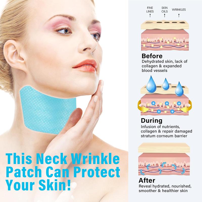 Collagen Mask, Neck Anti Wrinkle Patches,Forehead Wrinkle Patches,Anti-Wrinkle Mask with Hydrolyzed Collagen,Moisturizing&Firming Neck Mask,Smoothing Neck Wrinkle Mask,Reduce Fine Wrinkles, Anti-Wrinkle Mask, Breathable&Skin-friendly Wrinkle Remover Mask