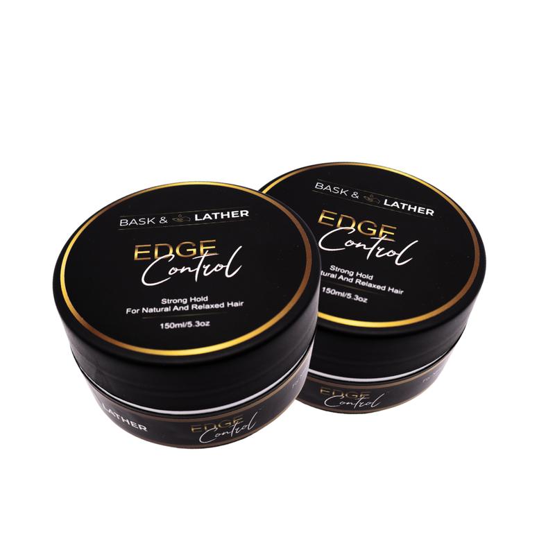 STRONG HOLD -THICK EDGES EDGE CONTROL - 2 JAR BUNDLE strong  edge