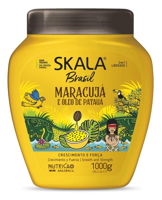 2 Pack SKALA Expert Mais Cachos + Passion Fruit & Pataua Oil - Nourish, Strengthen, Moisturizes,  and Transforms Your Hair