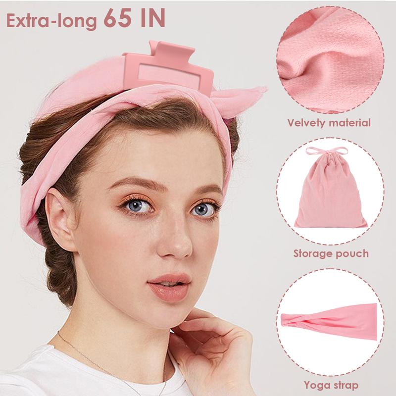 Heatless Curls Overnight with Elastic Bonnet, 65