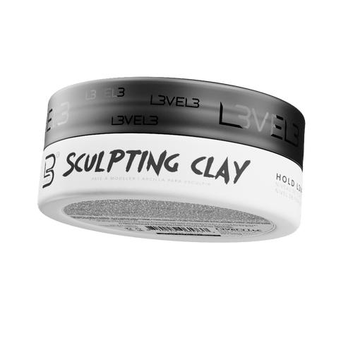 L3VEL3 Sculpting Clay - Provides Ultimate Hold with a Natural Matte Finish for Perfect Hairstyling - Level 3 Flawless Gel Hair Care Haircare