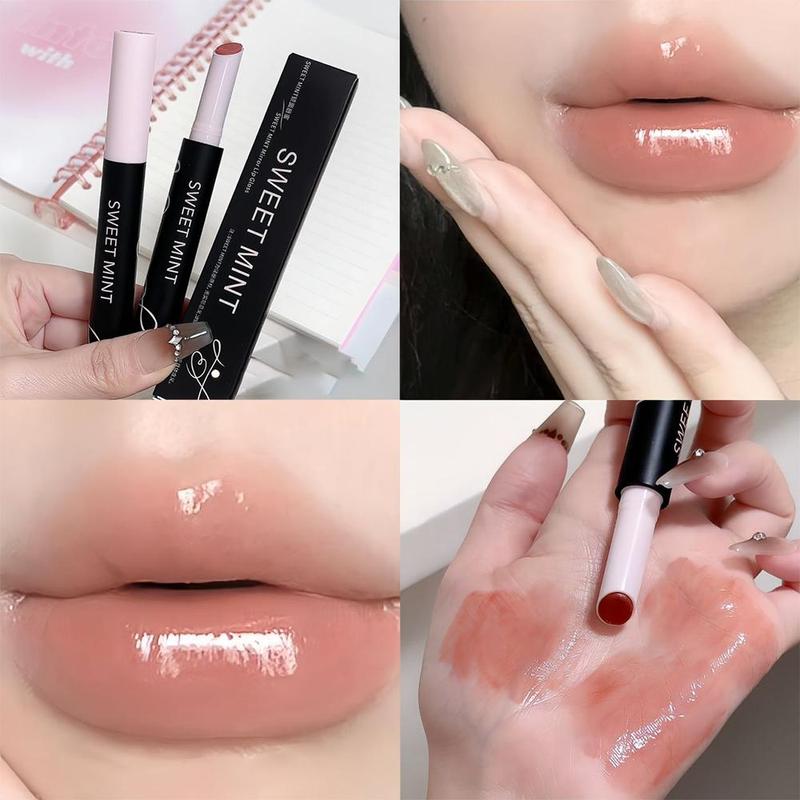 Long Lasting Lip Gloss, 1 Count Moisturizing Glossy Lip Stick, Plumping Lip Oil Lip Stick for All Occasions Makeup, Girls and Women