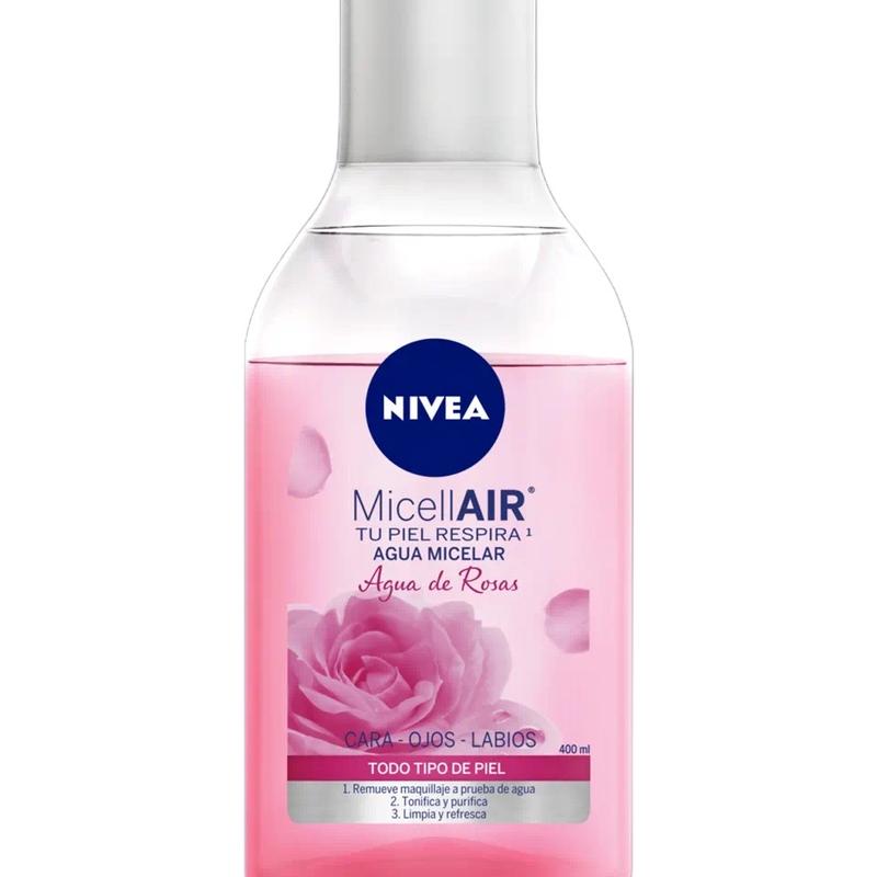 NIVEA Micellar Water Toner Make up remover  400ml - Skincare rose  water