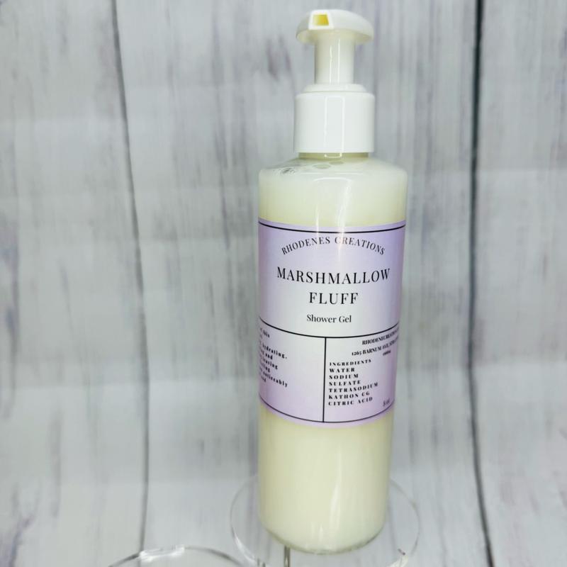 Marshmallow Fluff Shower Gel - Moisturizing Body Wash