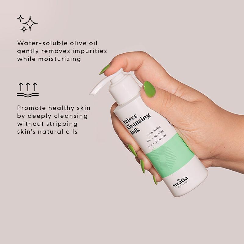 Velvet Cleansing Milk (Non-Foaming, Gentle Cleanser)