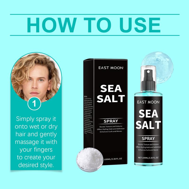 Sea Salt Curl Spray Long-lasting elastin curls lazy refreshing hairspray