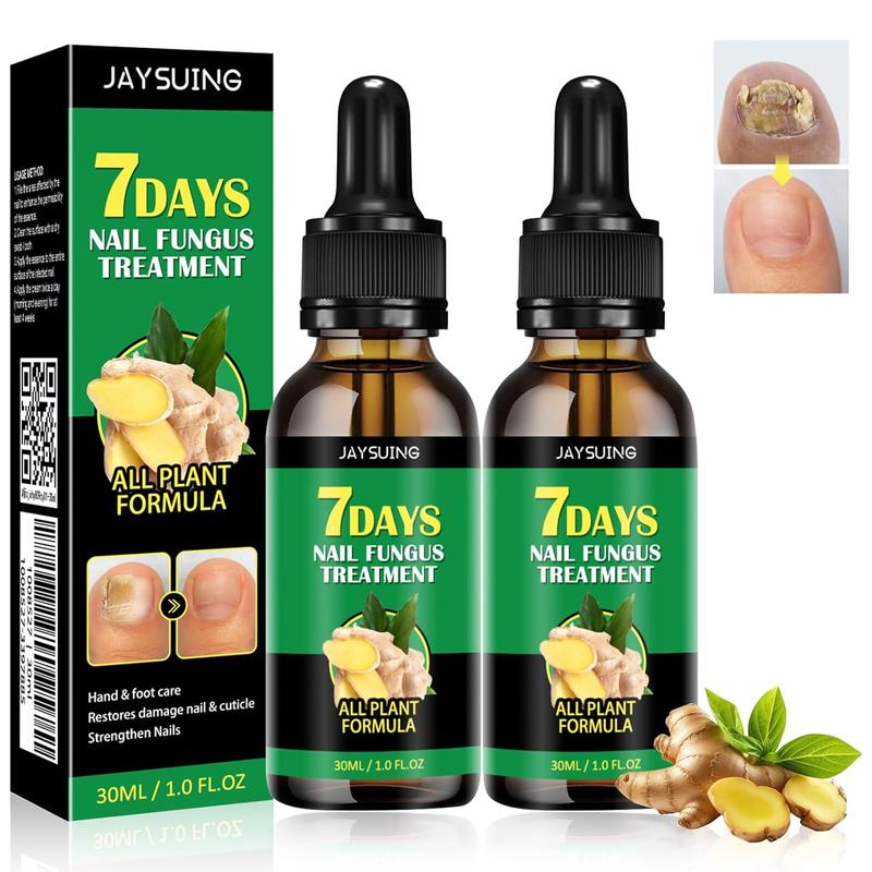 [98% People Choose] 7 Days Nail Growth SerumGinger Extract Nail Essence - Repairand Strengthen for Glowing, BeautifulNails