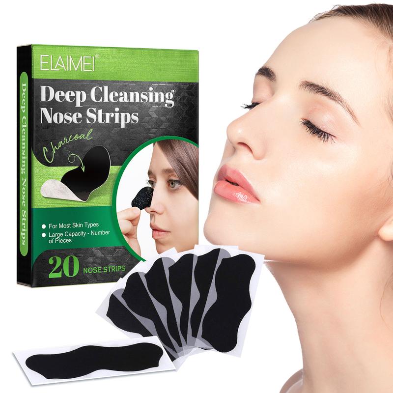 ELAIMEI Blackhead Pore Strips – 20 Counts for Easy Blackhead Removal and Clearer Skin – Skincare & Comfort