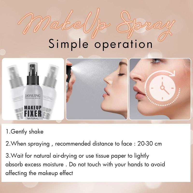 Long-lasting Makeup Setting Spray, Oil Control Makeup Spray, Natural Matte Finish Makeup Setting Spray, Face Makeup Product, Cosmetic Gift For Women and Girls