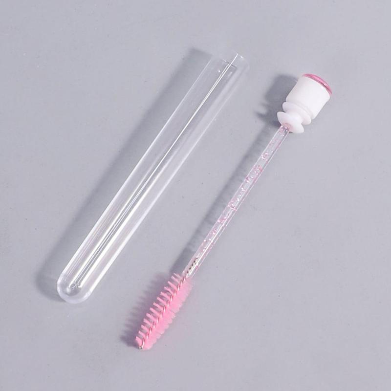 Portable Transparent Eyelash Brush Tubes, Mascara Wand Tube, Empty Eyelash Brush Tube, Eyelash Makeup Tool