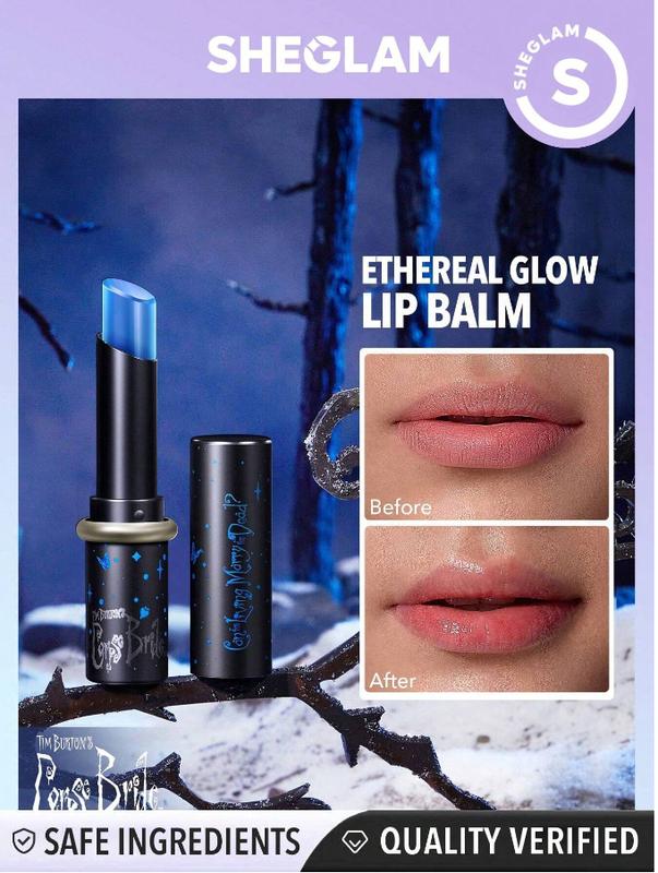 Corpse Bride | SHEGLAM Ethereal Glow Lip Balm Gift Blue Lip Care Xmas Christmas Gift Winter Y2K Black Friday